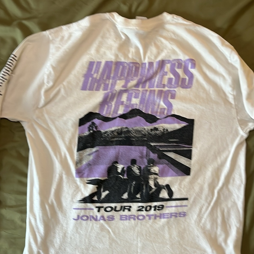 Jonas Brothers 2019 Happiness Begins Tour Long Sleeve Tee Shirt